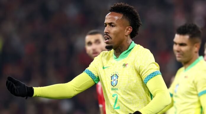 Militão sente lesão pelo Real Madrid e preocupa a Seleção Brasileira Militão sente lesão pelo Real Madrid