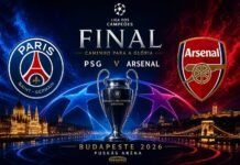 Arsenal e PSG decidem a Champions League em Budapeste; veja análise completa da grande final Arsenal e PSG decidem a Champions League em Budapeste