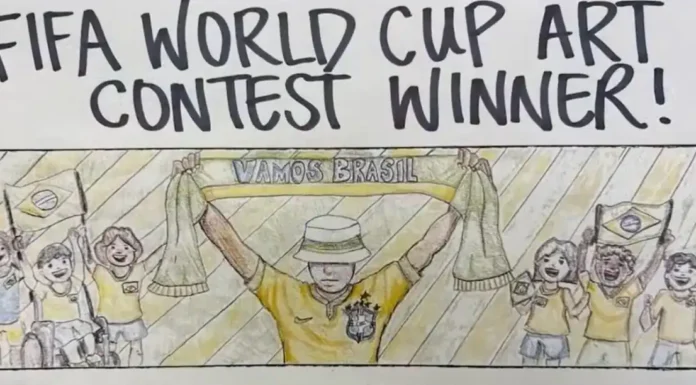 Brasileiro de 12 anos vence concurso da FIFA e terá arte no ônibus da Seleção na Copa Brasileiro de 12 anos vence concurso da FIFA e terá arte no ônibus da Seleção na Copa