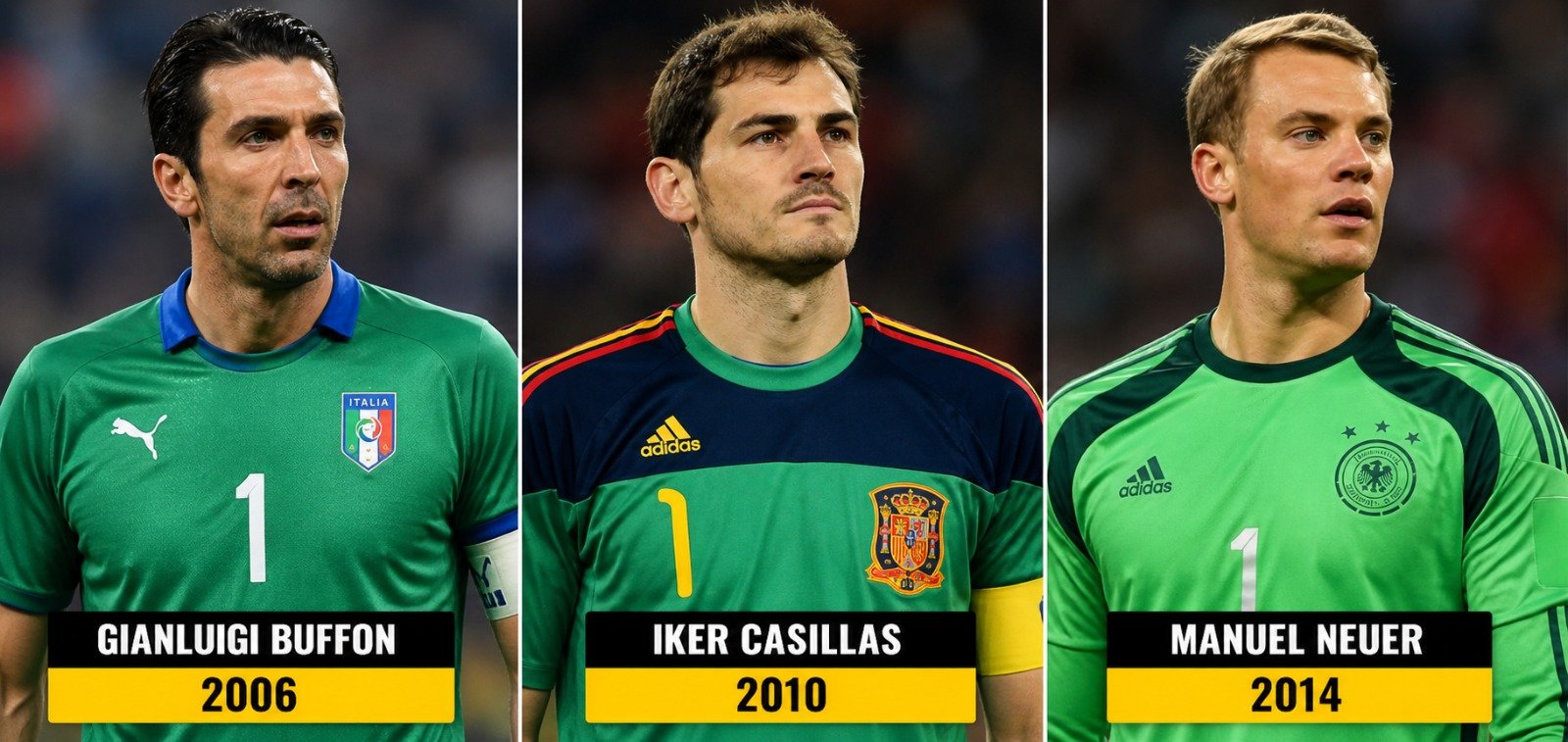 Os melhores goleiros de cada Copa do Mundo desde 1994