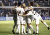 Sem Neymar, Santos goleia e garante vaga nos playoffs da Sul-Americana Sem Neymar, Santos goleia e garante vaga nos playoffs