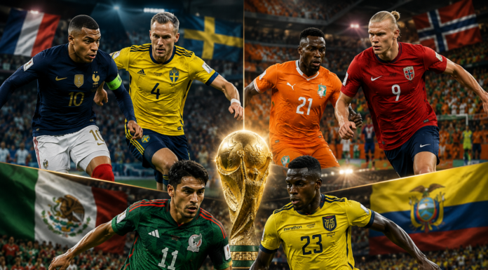 Jogos de hoje na Copa do Mundo 2026: veja horários, onde assistir e a agenda desta terça-feira (30) Agenda da Copa do Mundo de 2026 mostra os três jogos desta terça-feira, com França, Noruega e México em campo pela segunda fase.