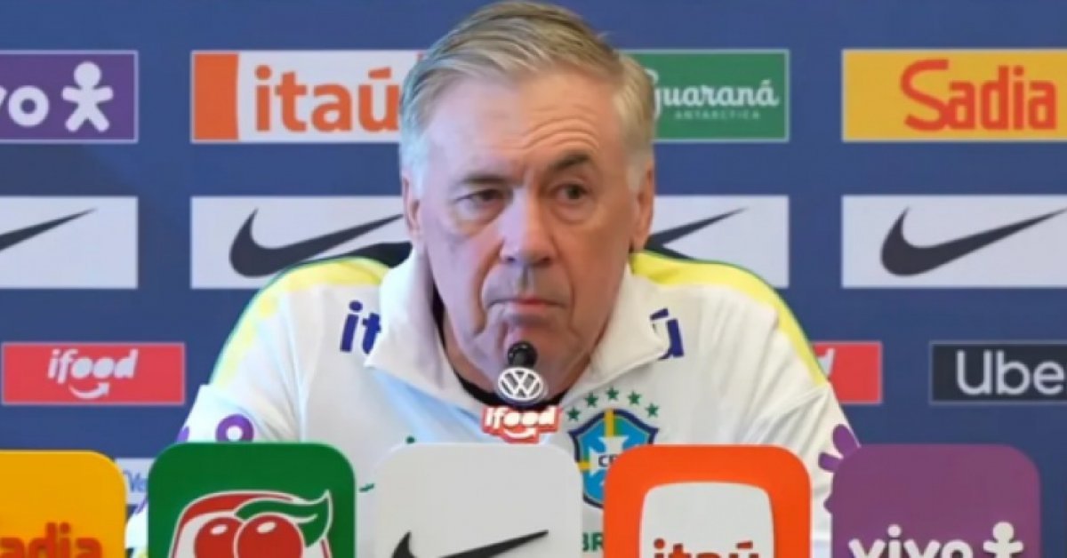 Ancelotti confirma que já definiu o time titular do Brasil para estreia