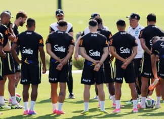 Brasil x Haiti: Ancelotti prepara mudanças, Neymar segue fora e Seleção joga para recuperar confiança na Copa Brasil x Haiti Ancelotti prepara mudanças, Neymar segue fora e Seleção joga para recuperar confiança na Copa