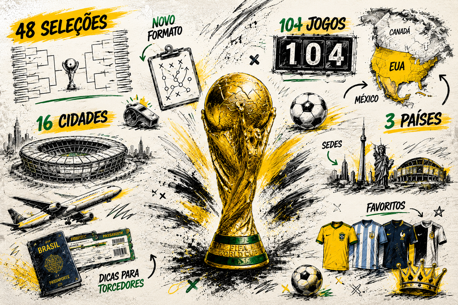 Copa do Mundo de 2026: veja tudo o que você precisa saber sobre o maior Mundial da história
