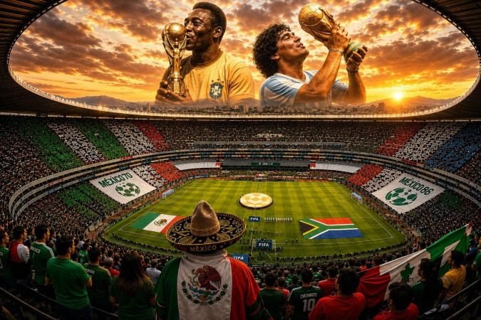 Do Rei Pelé a Maradona: como o Estádio Azteca se transformou em um dos maiores símbolos da história das Copas do Mundo