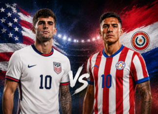 Estados Unidos goleiam Paraguai por 4 a 1 com show de Balogun e assumem liderança do Grupo D Estados Unidos goleiam Paraguai por 4 a 1 com show de Balogun