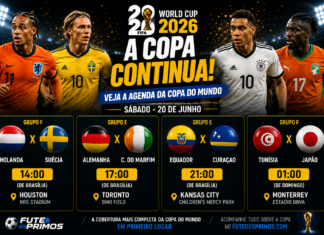Holanda e Alemanha entram em campo neste sábado; veja a agenda completa da Copa do Mundo Holanda e Alemanha entram em campo neste sábado; veja a agenda completa da Copa do Mundo