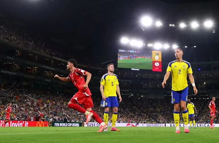 Suécia atropela a Tunísia, vence por 5 a 1 e assume liderança do Grupo F na Copa do Mundo