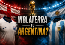 Inglaterra ou Argentina? O que os números mostram antes da semifinal da Copa do Mundo 2026 Comparativo estatístico entre Inglaterra e Argentina antes da semifinal da Copa do Mundo de 2026, destacando ataque, defesa, intensidade e experiência.