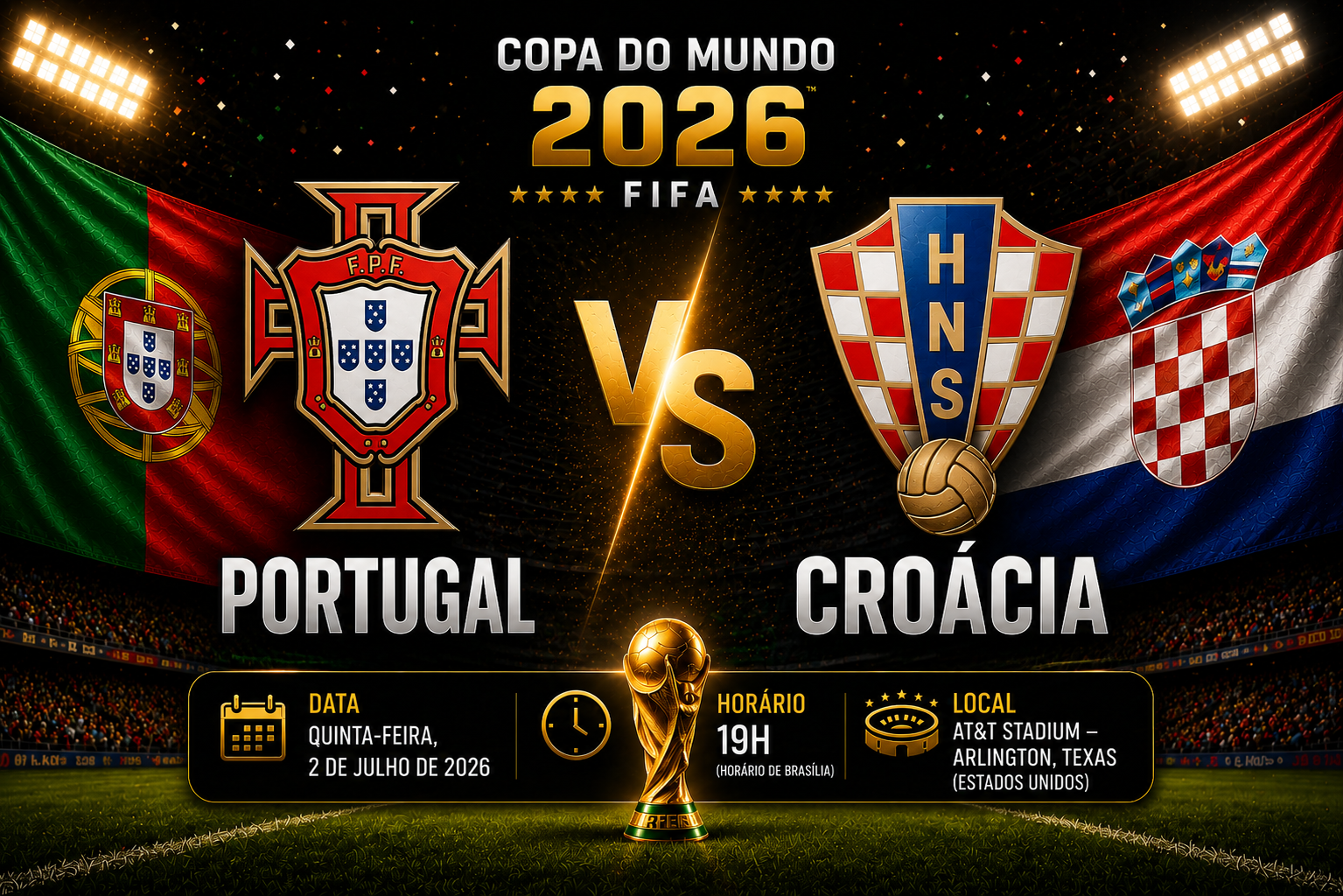 Jogos de hoje na Copa do Mundo 2026: veja horários, onde assistir e a agenda desta quinta-feira (2)