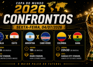 Jogos de hoje na Copa do Mundo 2026: veja horários, onde assistir e a agenda desta sexta-feira (3) Agenda oficial dos jogos desta sexta-feira (3) pela Copa do Mundo de 2026, com Austrália x Egito, Argentina x Cabo Verde e Colômbia x Gana.