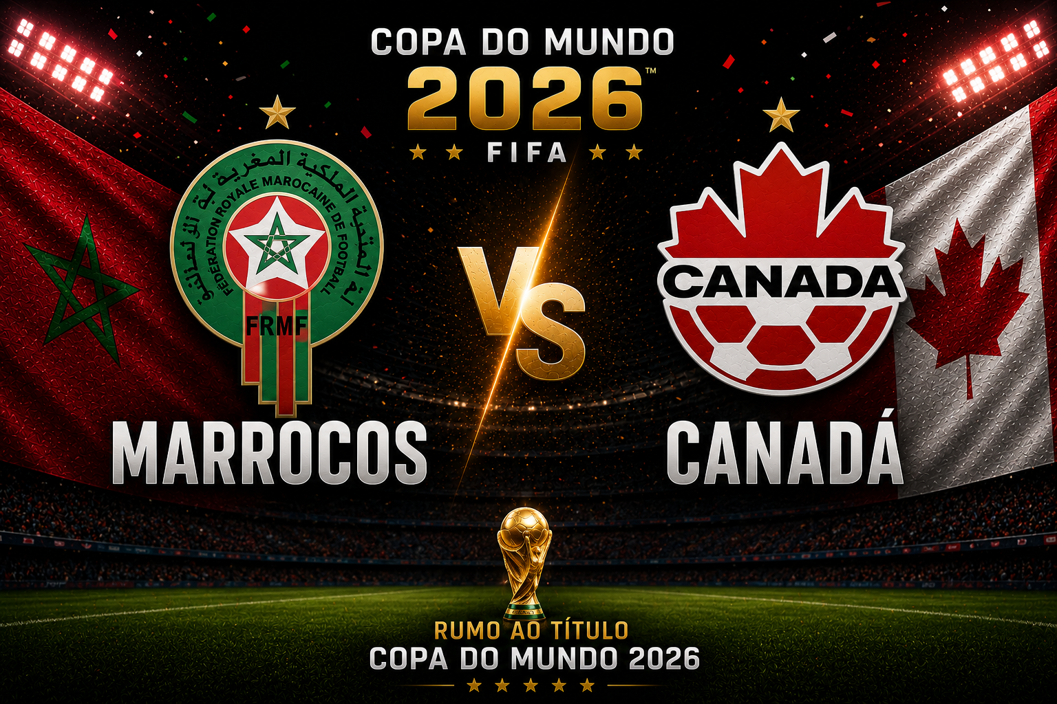 Chaveamento atualizado da Copa do Mundo de 2026 após a classificação de Inglaterra, Bélgica e Estados Unidos para a próxima fase.