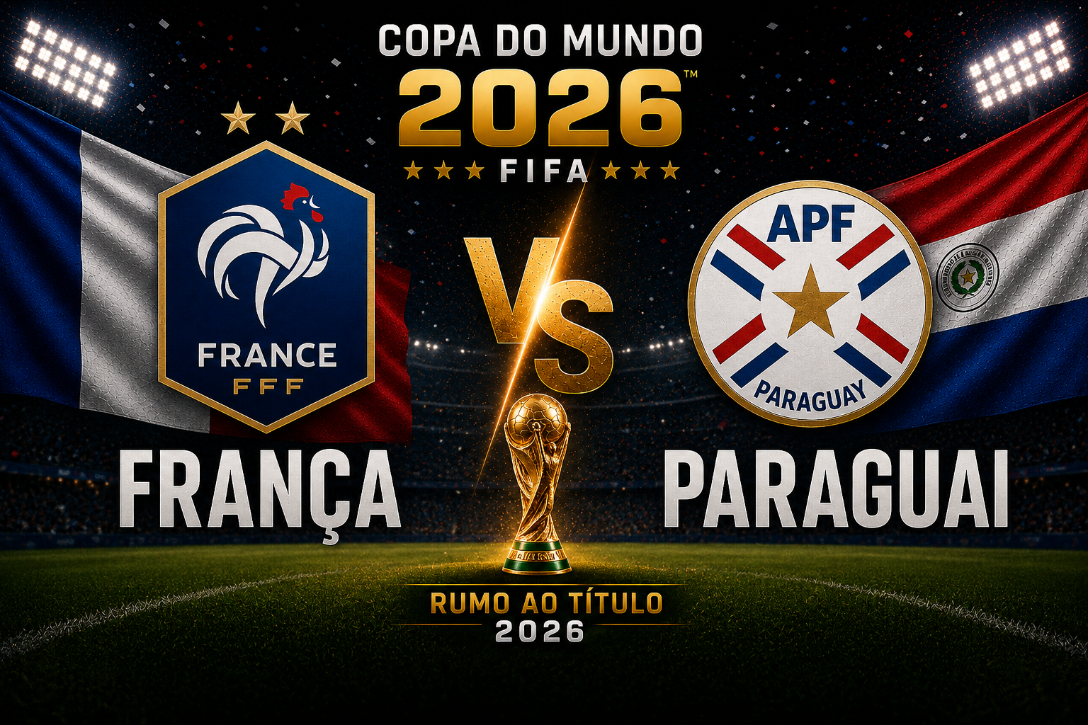 Chaveamento atualizado da Copa do Mundo de 2026 após a rodada de 2 de julho com os confrontos oficialmente definidos.