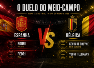 Espanha ou Bélgica? O que os números mostram antes das quartas de final da Copa do Mundo 2026 Comparativo estatístico entre Espanha e Bélgica antes das quartas de final da Copa do Mundo de 2026.