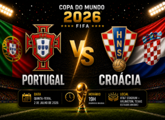 Portugal x Croácia: onde assistir, horário, prováveis escalações e tudo sobre o duelo da Copa do Mundo 2026 Cristiano Ronaldo e Luka Modrić antes do confronto entre Portugal e Croácia pela Copa do Mundo de 2026.