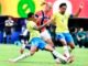 Noruega elimina o Brasil com dois gols de Haaland e avança às quartas de final da Copa do Mundo 2026 Erling Haaland comemora um dos gols da vitória da Noruega sobre o Brasil nas oitavas de final da Copa do Mundo de 2026.