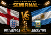 Inglaterra x Argentina: onde assistir, horário, prováveis escalações e tudo sobre a semifinal da Copa do Mundo 2026 Inglaterra x Argentina: onde assistir, horário, prováveis escalações e tudo sobre a semifinal da Copa do Mundo 2026
