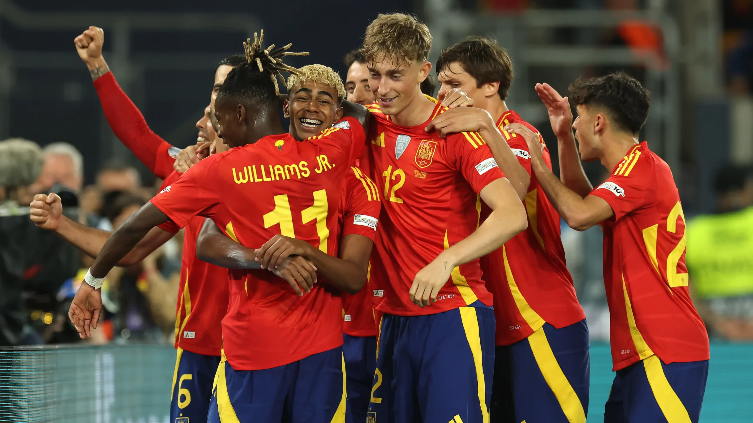 Jogadores de Espanha e Bélgica em destaque antes do confronto pelas quartas de final da Copa do Mundo de 2026.