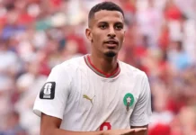 Marrocos goleia o Canadá, faz 3 a 0 e avança às quartas de final da Copa do Mundo 2026 Jogadores de Marrocos comemoram a classificação para as quartas de final após a vitória por 3 a 0 sobre o Canadá na Copa do Mundo de 2026.