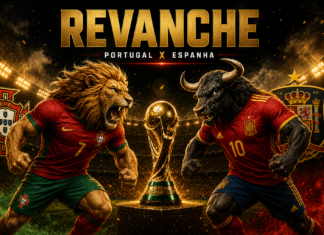 Espanha busca revanche contra Portugal após derrota na final da Nations League; clássico ganha peso extra na Copa do Mundo 2026 Jogadores de Portugal e Espanha durante um clássico internacional que marca o reencontro após a final da UEFA Nations League de 2025.