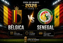 Bélgica x Senegal: onde assistir, horário, prováveis escalações e tudo sobre o duelo da Copa do Mundo 2026 Kevin De Bruyne e Sadio Mané são os destaques do confronto entre Bélgica e Senegal pela Copa do Mundo de 2026.