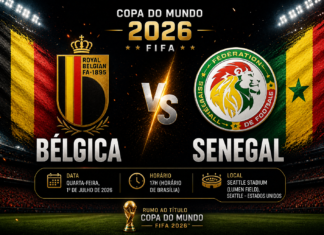 Bélgica x Senegal: onde assistir, horário, prováveis escalações e tudo sobre o duelo da Copa do Mundo 2026 Kevin De Bruyne e Sadio Mané são os destaques do confronto entre Bélgica e Senegal pela Copa do Mundo de 2026.