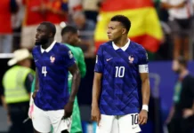 Mbappé admite atuação abaixo do esperado após eliminação da França: “Não estivemos no nível de uma semifinal” Kylian Mbappé durante entrevista após a derrota da França para a Espanha na semifinal da Copa do Mundo de 2026.