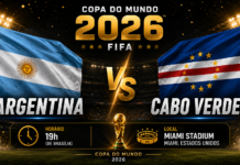 Argentina x Cabo Verde: onde assistir, horário, prováveis escalações e tudo sobre o duelo da Copa do Mundo 2026 Lionel Messi durante treinamento da Argentina antes do confronto contra Cabo Verde pela Copa do Mundo de 2026.