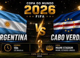 Argentina x Cabo Verde: onde assistir, horário, prováveis escalações e tudo sobre o duelo da Copa do Mundo 2026 Lionel Messi durante treinamento da Argentina antes do confronto contra Cabo Verde pela Copa do Mundo de 2026.