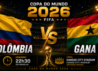 Colômbia x Gana: onde assistir, horário, prováveis escalações e tudo sobre o duelo da Copa do Mundo 2026 Luis Díaz e Mohammed Kudus em destaque para o confronto entre Colômbia e Gana pela Copa do Mundo de 2026.