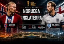 Noruega x Inglaterra: onde assistir, horário, prováveis escalações e tudo sobre o duelo das quartas de final da Copa do Mundo 2026 Jogadores de Noruega e Inglaterra em destaque antes do confronto válido pelas quartas de final da Copa do Mundo de 2026.