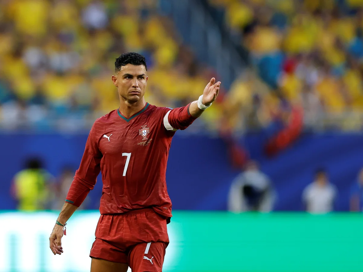 Montagem com Lamine Yamal, Cristiano Ronaldo, Luka Modrić, Granit Xhaka e Riyad Mahrez, destaques dos jogos de 2 de julho na Copa do Mundo de 2026.