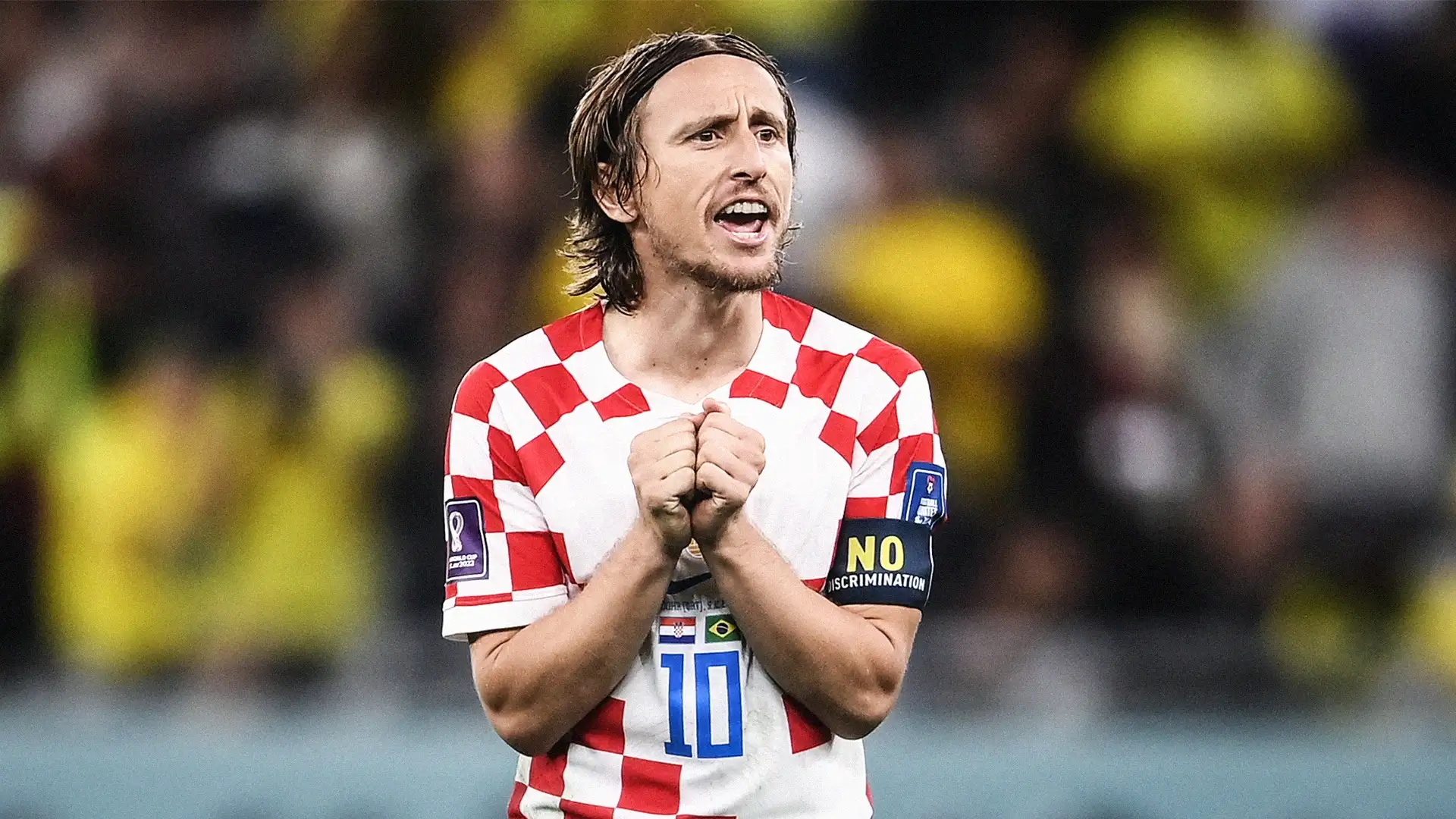 Montagem com Lamine Yamal, Cristiano Ronaldo, Luka Modrić, Granit Xhaka e Riyad Mahrez, destaques dos jogos de 2 de julho na Copa do Mundo de 2026.