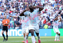 Bélgica goleia os Estados Unidos, vence por 4 a 1 e garante vaga nas quartas de final da Copa do Mundo 2026 Charles De Ketelaere comemora um dos gols da vitória da Bélgica sobre os Estados Unidos nas oitavas de final da Copa do Mundo de 2026.
