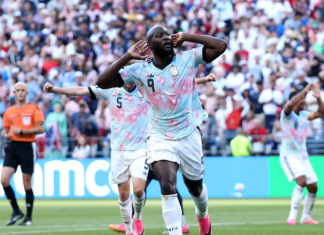 Bélgica goleia os Estados Unidos, vence por 4 a 1 e garante vaga nas quartas de final da Copa do Mundo 2026 Charles De Ketelaere comemora um dos gols da vitória da Bélgica sobre os Estados Unidos nas oitavas de final da Copa do Mundo de 2026.