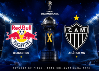 Bragantino x Atlético-MG: onde assistir, horário e escalações pela Sul-Americana Bragantino x Atlético-MG pelas oitavas de final da Copa Sul-Americana 2026.
