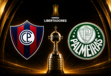 Cerro Porteño x Palmeiras terá campo mais estreito; entenda as medidas Comparação entre o campo de 105 por 68 metros e o gramado de 105 por 64 metros utilizado pelo Cerro Porteño