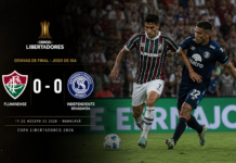 Fluminense empata com Independiente Rivadavia e decidirá vaga na Argentina Fábio durante o empate entre Fluminense e Independiente Rivadavia pela Libertadores 2026.