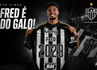 Fred é apresentado pelo Atlético-MG, assina até 2029 e mira estreia contra o Internacional Fred é apresentado como novo reforço do Atlético-MG em 2026