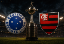 Cruzeiro x Flamengo: duelo brasileiro vira um dos grandes jogos das oitavas da Libertadores 2026 Jogadores de Cruzeiro e Flamengo antes do confronto brasileiro pelas oitavas da Libertadores 2026.