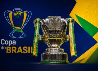 Como funciona a Copa do Brasil: regulamento, fases, sorteios e premiação Taça da Copa do Brasil representando o regulamento, as fases e a premiação da competição nacional.