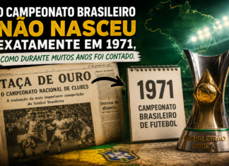Como nasceu o Campeonato Brasileiro: da Taça Brasil ao formato atual Taça do Campeonato Brasileiro representando a evolução da competição desde a Taça Brasil até os pontos corridos.
