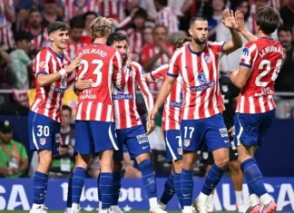 Atlético de Madrid marca três no fim, vence a Real Sociedad e reage em LaLiga