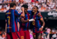 Barcelona atropela Valencia por 5 a 0 e chega embalado para estreia na Champions League