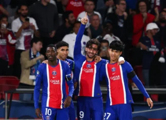 PSG goleia Slovan por 6 a 1 e inicia busca pelo tricampeonato europeu com força
