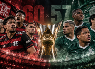 Brasileirão entra nas dez rodadas finais com Flamengo três pontos à frente do Palmeiras