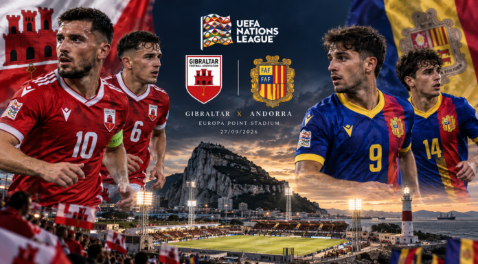 Gibraltar e Andorra fazem primeiro confronto oficial da história pela Nations League