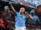 Haaland chega a nove gols no dérbi e se aproxima do recorde histórico de Rooney