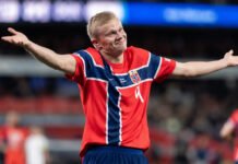 Haaland marca duas vezes, Noruega vence Dinamarca e estreia com vitória na Nations League